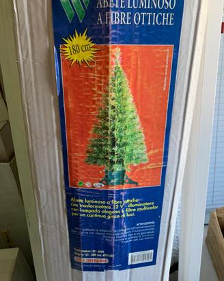 ALBERO DI NATALE con FIBRE OTTICHE