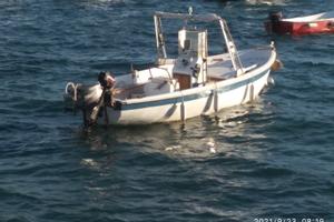 Barca motore atrezzature e carrello
