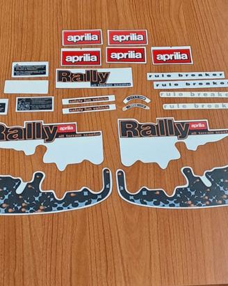 Kit Adesivi Aprilia Rally 50  Nero Giallo 98