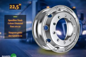 Cerchi in Lega Camion - 22,5 foro 26 e 32
