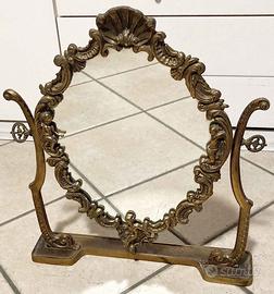 Specchio Psiche basculante da tavolo vintage