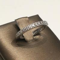 Anello eternity oro diamanti ct 0,25 tot.