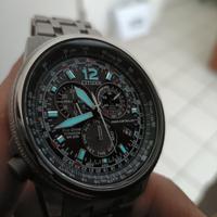 Citizen Pilot super Titanio Chrono radio anno2024