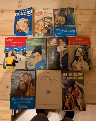 Lotto 10 libri Liala vintage anni ’50-’70