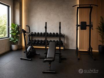Home Gym Completa-RACK+PANCA+CYCLETTE-369€ fisso