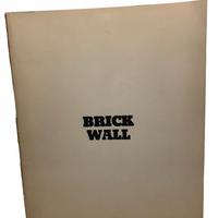 Sol Lewitt Brick Wall 1977 - firmato dall'autore!