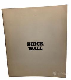 Sol Lewitt Brick Wall 1977 - firmato dall'autore!