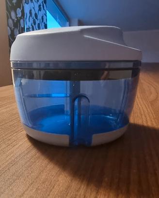 Tupperware frullino a mano TURBO-CHEF blu 