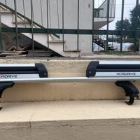 Barre portatutto + portasci per Land Rover