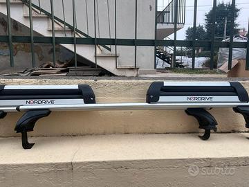 Barre portatutto + portasci per Land Rover