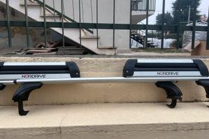 Barre portatutto + portasci per Land Rover