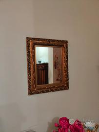 Specchio da parete vintage cornice dorata barocca