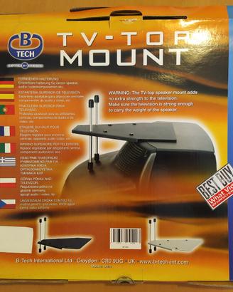 B Tech BT14 TV-TOP Mount per TV canale centrale