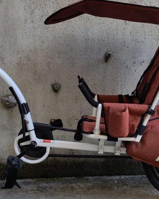 Super RIMORCHIO BICI PER BAMBINI CON PEDALI!!