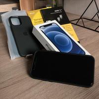 iPhone 12 128GB Nero + Cover + Pellicole