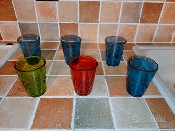 set di bicchieri 