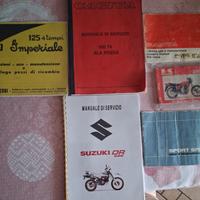 libretti uso e manutenzione moto d'epoca