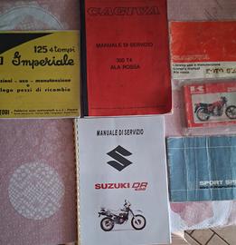 libretti uso e manutenzione moto d'epoca