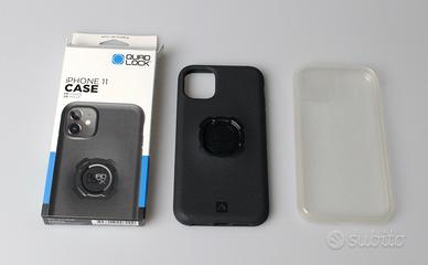 QUAD LOCK Custodia Iphone 11 + protezione pioggia