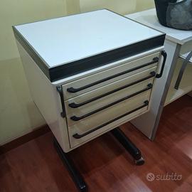 cassettiera ruote servomobile dentistico/medico