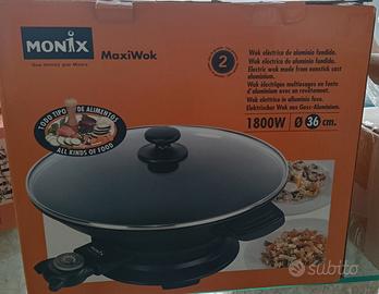 wok elettrico NUOVO