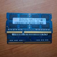 8 GB RAM LAPTOP (Sodimm 2x4)