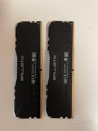 Crucial ballistix 16gb 3600 mhz RGB DDR4