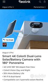 Reolink Argus 4 pro+ FTV