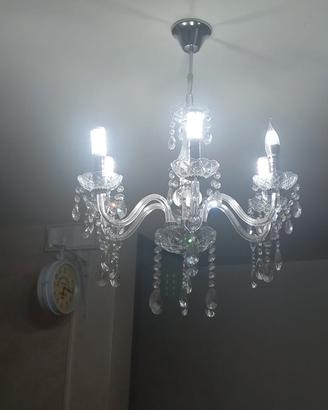 lampadario in cristallo 