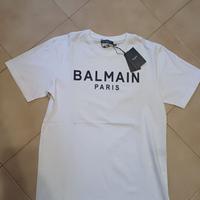 Maglietta Balmain paris bianca taglia L
