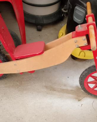 bicicletta senza pedali per bambini 