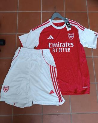 Home kit arsenal 25 26 divisa completo maglia