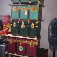 Collezione bauli vintage-militari etc
