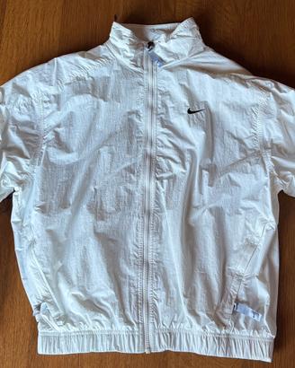 Giacca Nike over color bianco