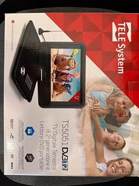 Tv portatile e dvd player 9 pollici nuovo