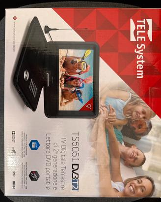 Tv portatile e dvd player 9 pollici nuovo