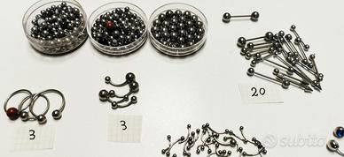 305 piercing in acciaio chirurgico