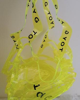 Borsa mare gialla PVC lavabile