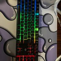 Tastiera da gaming della trust a membrana