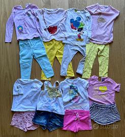 LOTTO ABBIGLIAMENTO BIMBA 99 PEZZI con scarpe