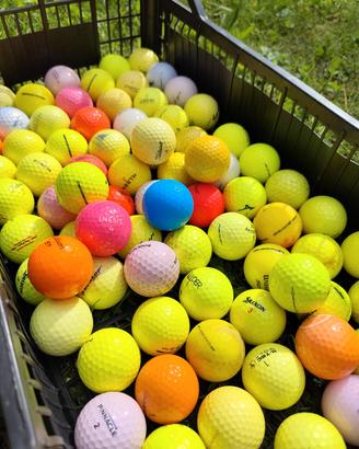 80x palline da golf colorate