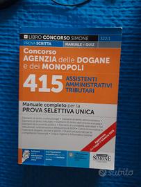 Concorso Agenzia Dogane e Monopoli manuale 2025
