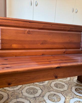 Panchina cassapanca in legno