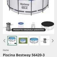 Piscina fuoriterra Bestway diametro 3,60 mt