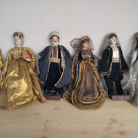 Set di Bambole artigianali vintage arabe