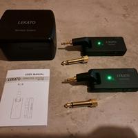 Wireless chitarra elettrica 2,4 Ghz Lekato WS-100