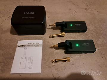 Wireless chitarra elettrica 2,4 Ghz Lekato WS-100