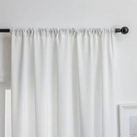 Tende semi trasparente moderna in chiffon bianco