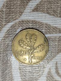 20 lire del 1958