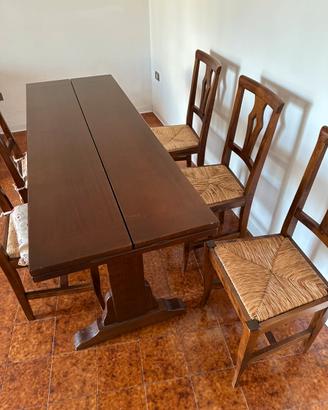 Tavolo con 6 sedie